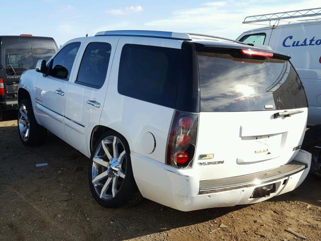 1GKFK63837J310385 - 2007 GMC YUKON DENA WHITE photo 3