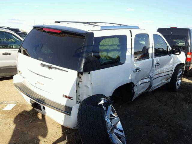 1GKFK63837J310385 - 2007 GMC YUKON DENA WHITE photo 4