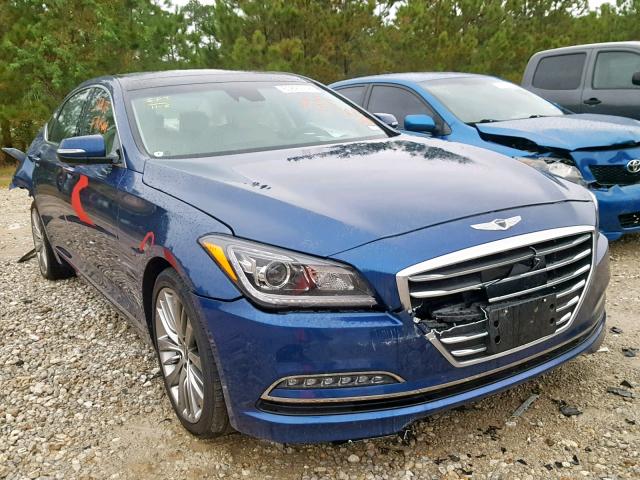 KMHGN4JF2HU181659 - 2017 GENESIS G80 ULTIMA BLUE photo 1