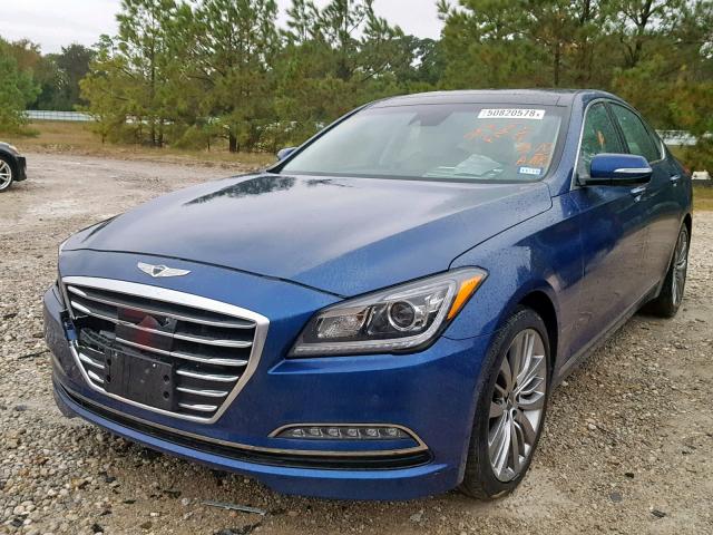 KMHGN4JF2HU181659 - 2017 GENESIS G80 ULTIMA BLUE photo 2