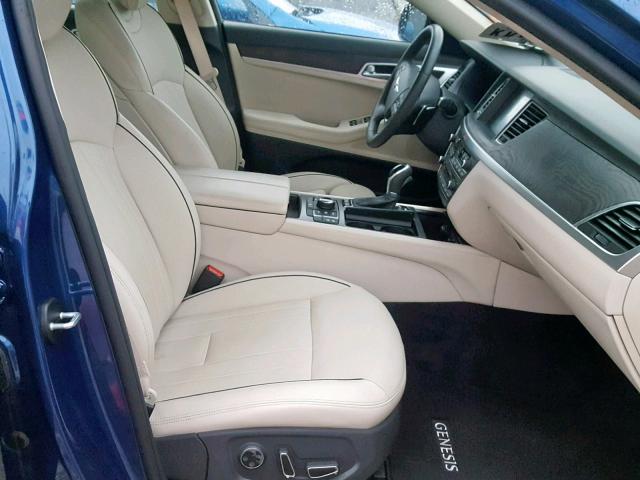 KMHGN4JF2HU181659 - 2017 GENESIS G80 ULTIMA BLUE photo 5