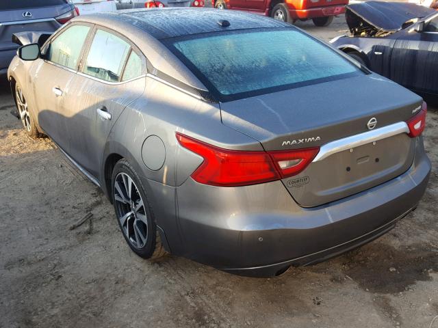 1N4AA6AP8HC438636 - 2017 NISSAN MAXIMA 3.5 GRAY photo 3