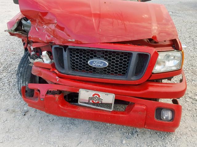 1FTYR14E14PA72942 - 2004 FORD RANGER SUP RED photo 7