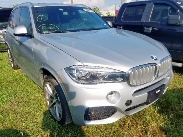 5UXKR6C51J0U14350 - 2018 BMW X5 XDRIVE5 SILVER photo 1