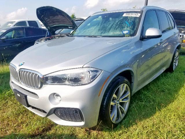 5UXKR6C51J0U14350 - 2018 BMW X5 XDRIVE5 SILVER photo 2