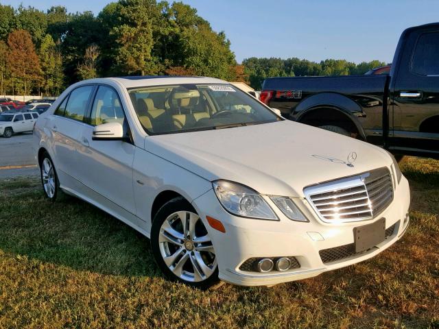 WDDHF2EB3BA309262 - 2011 MERCEDES-BENZ E 350 BLUE WHITE photo 1