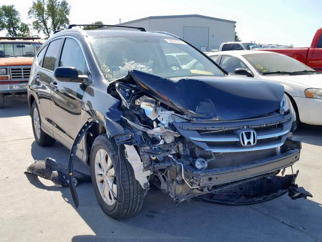 2HKRM3H70CH511746 - 2012 HONDA CR-V EXL BLACK photo 1