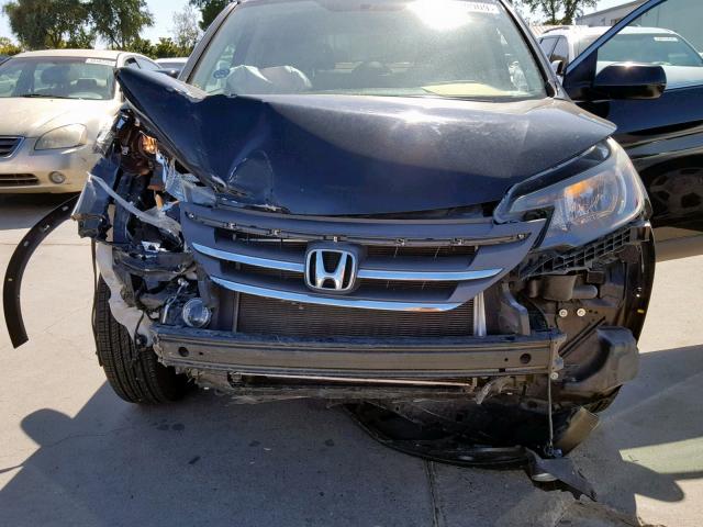 2HKRM3H70CH511746 - 2012 HONDA CR-V EXL BLACK photo 7