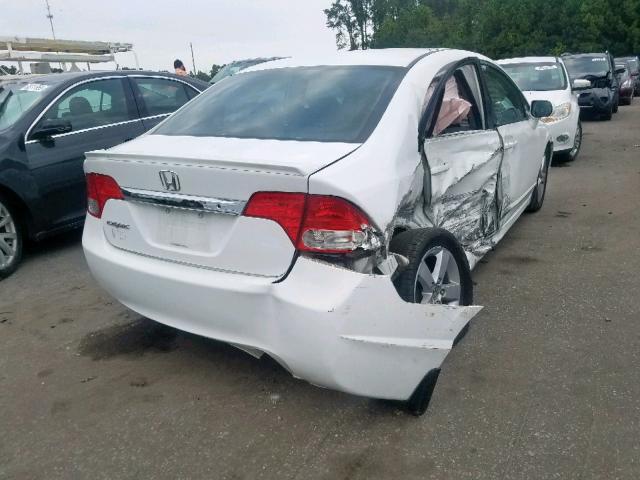 2HGFA1F69AH506109 - 2010 HONDA CIVIC LX-S თეთრი ფოტო 4