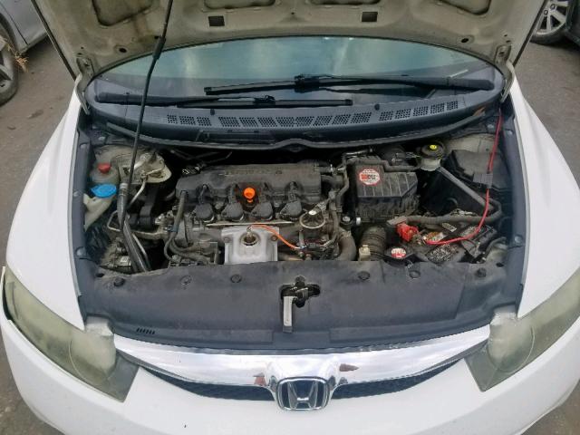 2HGFA1F69AH506109 - 2010 HONDA CIVIC LX-S თეთრი ფოტო 7