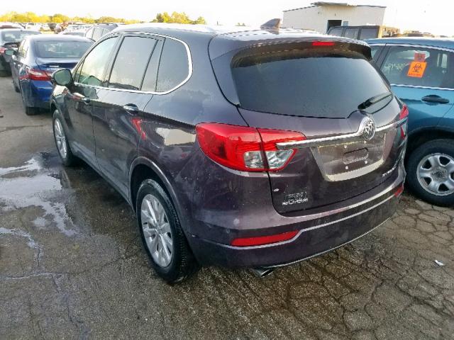 LRBFXBSA6HD223251 - 2017 BUICK ENVISION E BROWN photo 3