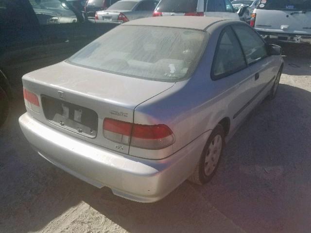 1HGEJ6222XL091609 - 1999 HONDA CIVIC DX SILVER photo 4