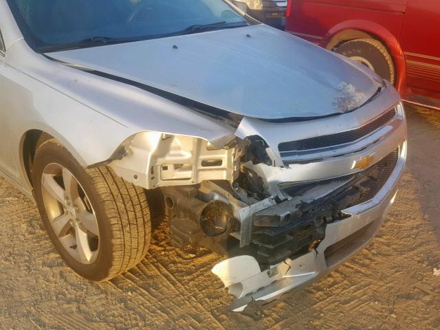 1G1ZC5EU7BF145441 - 2011 CHEVROLET MALIBU 1LT 银色 照片 9