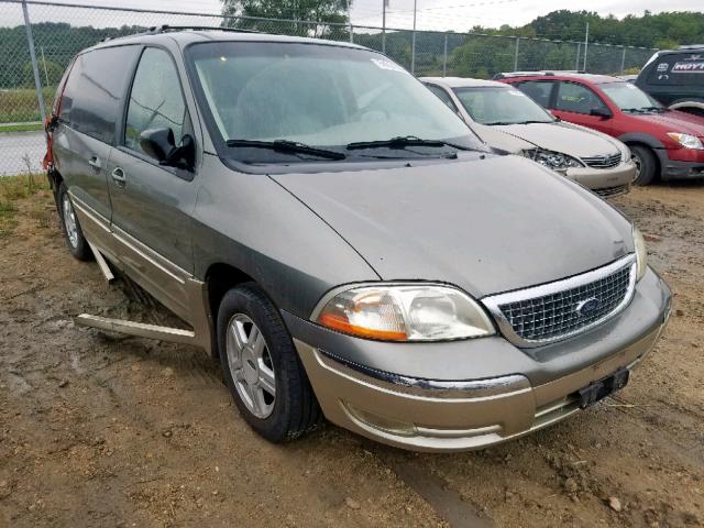 2FMDA53401BC20874 - 2001 FORD WINDSTAR S GREEN photo 1