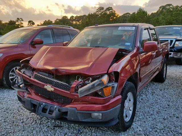 1GCDSCF9XB8130620 - 2011 CHEVROLET COLORADO L BURGUNDY photo 2