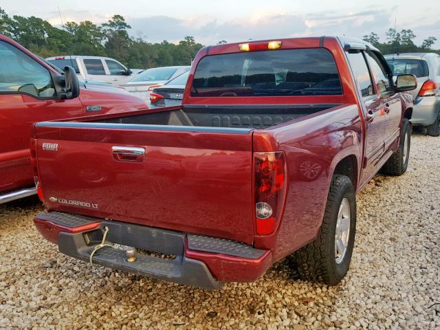 1GCDSCF9XB8130620 - 2011 CHEVROLET COLORADO L BURGUNDY photo 4