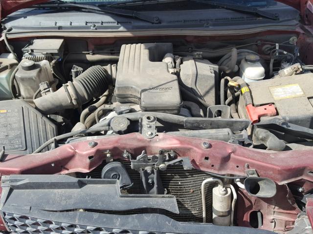 1GCDSCF9XB8130620 - 2011 CHEVROLET COLORADO L BURGUNDY photo 7