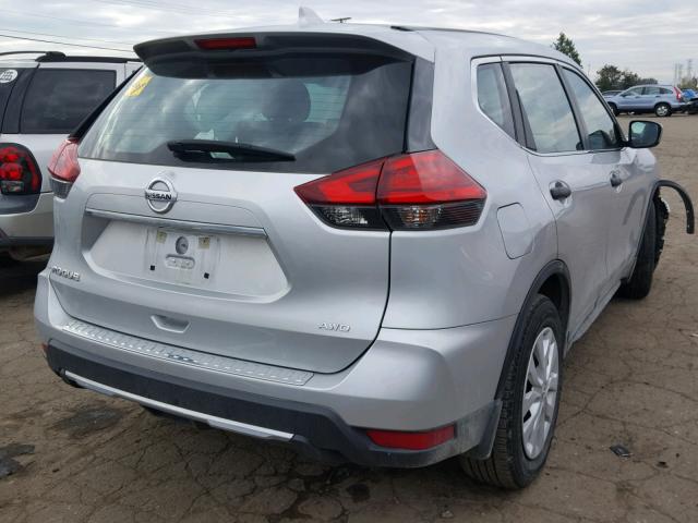 5N1AT2MV8HC783152 - 2017 NISSAN ROGUE SV SILVER photo 4