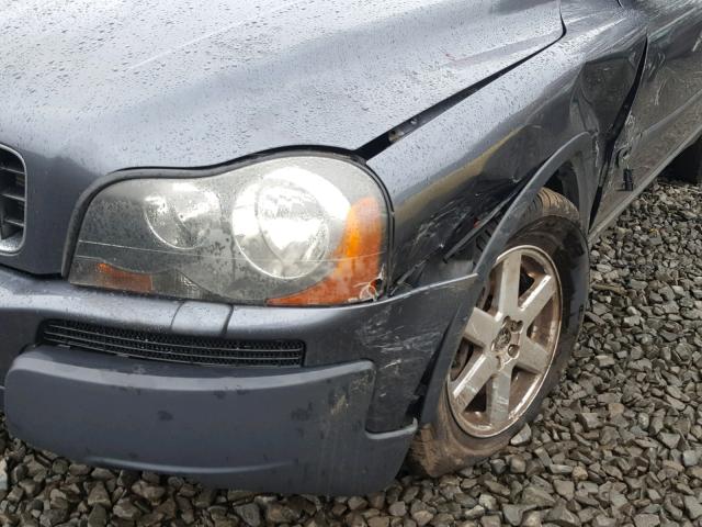 YV4CZ592061228567 - 2006 VOLVO XC90 CHARCOAL photo 9