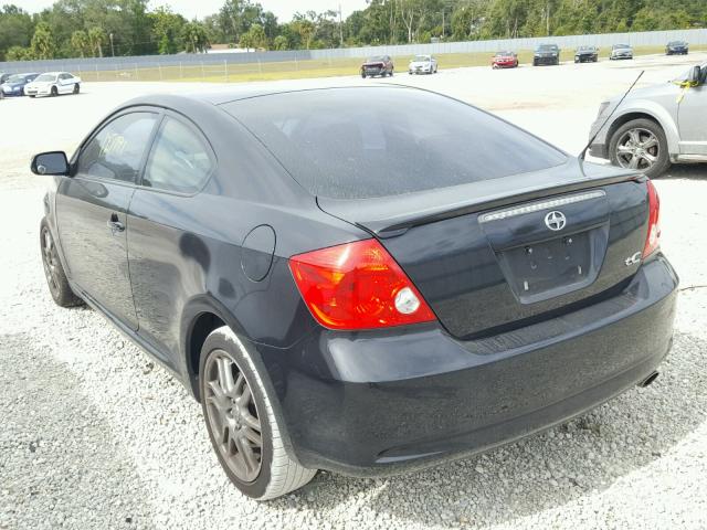 JTKDE177170155879 - 2007 TOYOTA SCION TC BLACK photo 3