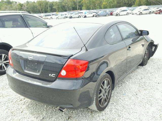 JTKDE177170155879 - 2007 TOYOTA SCION TC BLACK photo 4