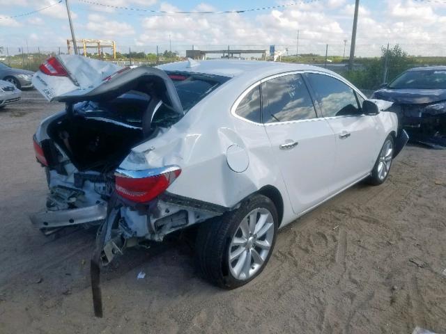 1G4PR5SK9E4182776 - 2014 BUICK VERANO CON WHITE photo 4