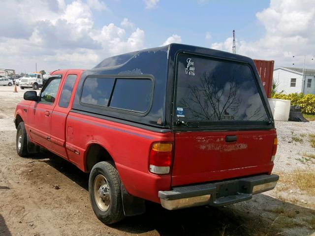 1FTYR14X2WTA80575 - 1998 FORD RANGER SUP RED photo 3