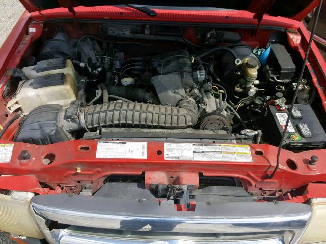 1FTYR14X2WTA80575 - 1998 FORD RANGER SUP RED photo 7