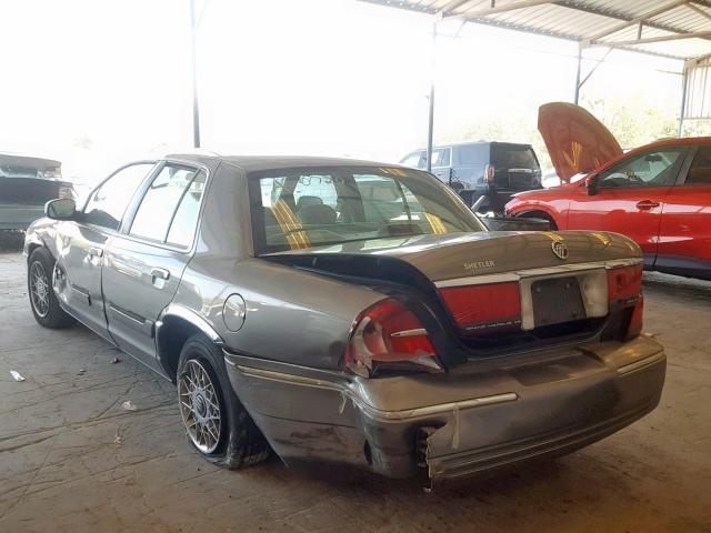 2MEFM74W3YX650720 - 2000 MERCURY GRAND MARQ GRAY photo 3