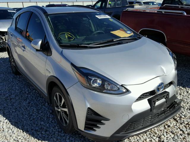 JTDKDTB32J1599243 - 2018 TOYOTA PRIUS C SILVER photo 1