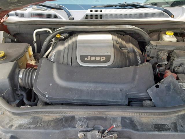 1J8HH58286C216192 - 2006 JEEP COMMANDER 红色 照片 7