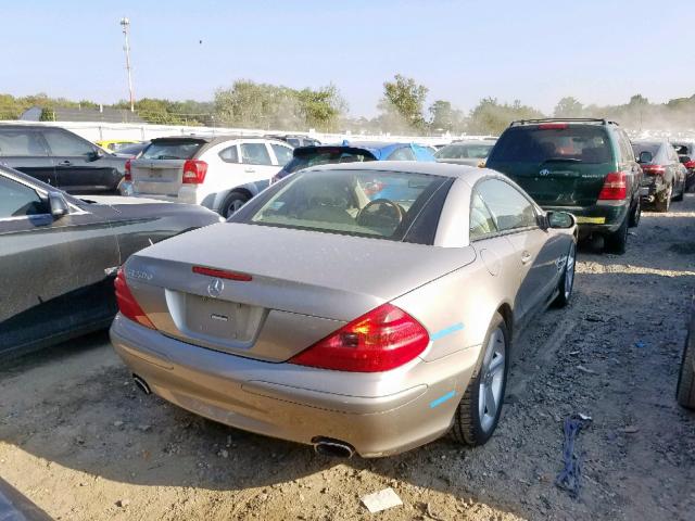 WDBSK75F75F106506 - 2005 MERCEDES-BENZ SL 500 SILVER photo 4