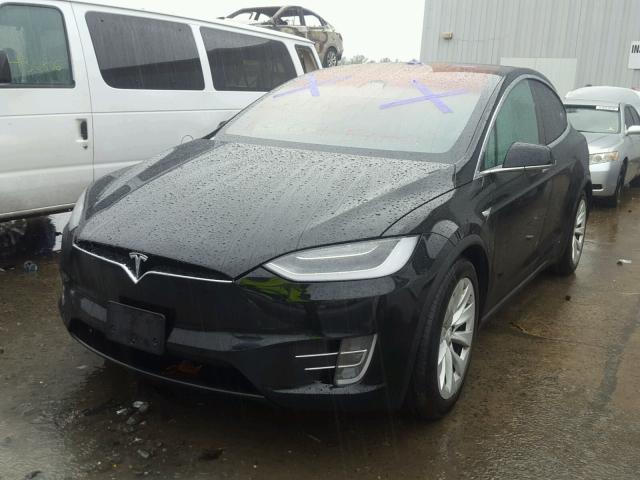 5YJXCBE28HF044028 - 2017 TESLA MODEL X BLACK photo 2