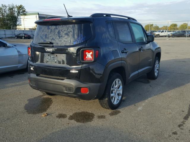 ZACCJBBT8FPB45786 - 2015 JEEP RENEGADE L BLACK photo 4