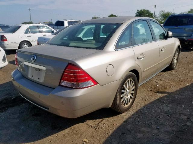 1MEHM42195G606897 - 2005 MERCURY MONTEGO PR GOLD photo 4