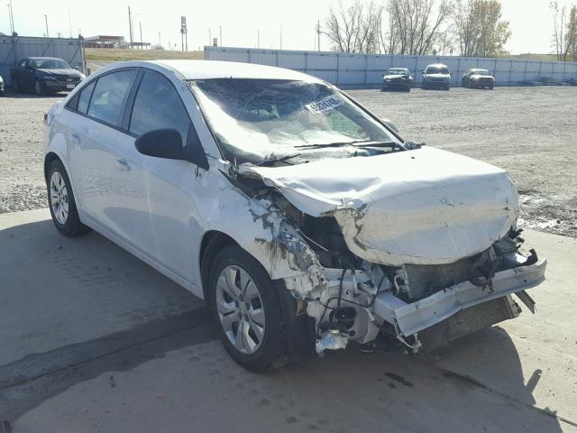 1G1PA5SH1F7166967 - 2015 CHEVROLET CRUZE LS WHITE photo 1