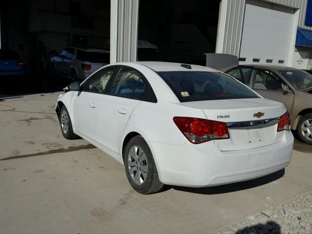 1G1PA5SH1F7166967 - 2015 CHEVROLET CRUZE LS WHITE photo 3