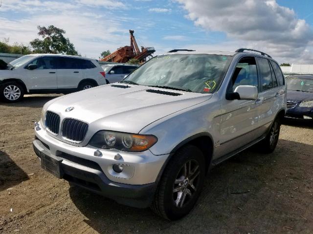 5UXFA13566LY48541 - 2006 BMW X5 3.0I GRAY photo 2