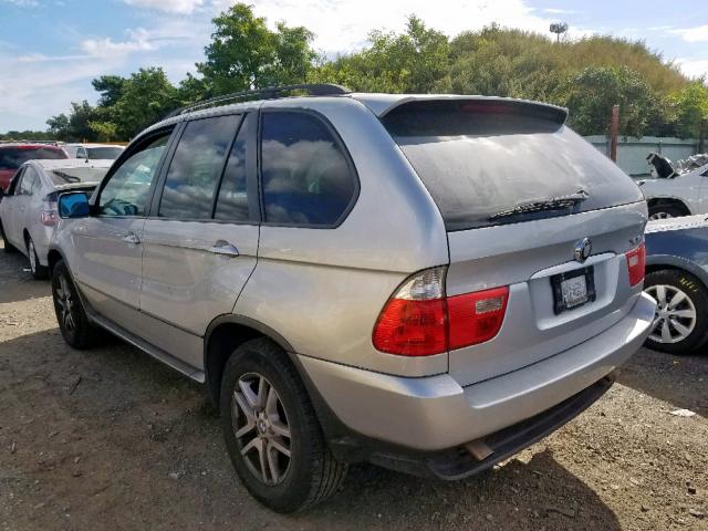 5UXFA13566LY48541 - 2006 BMW X5 3.0I GRAY photo 3