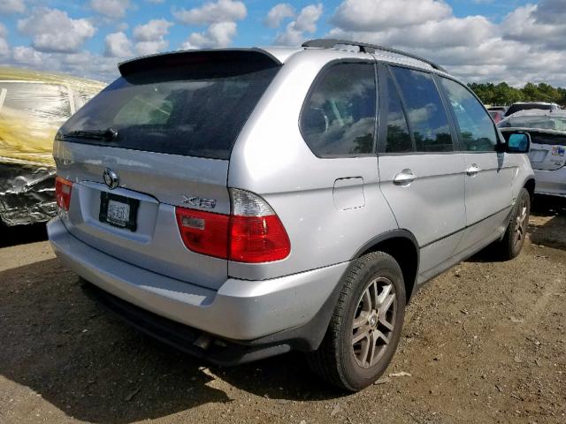 5UXFA13566LY48541 - 2006 BMW X5 3.0I GRAY photo 4