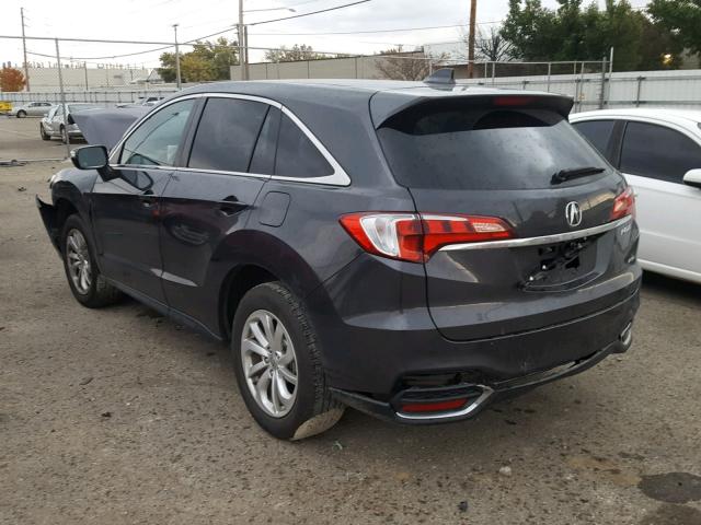 5J8TB4H59GL020210 - 2016 ACURA RDX TECHNO CHARCOAL photo 3