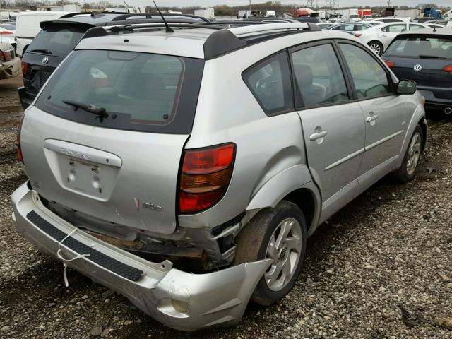 5Y2SL62804Z441103 - 2004 PONTIAC VIBE SILVER photo 4