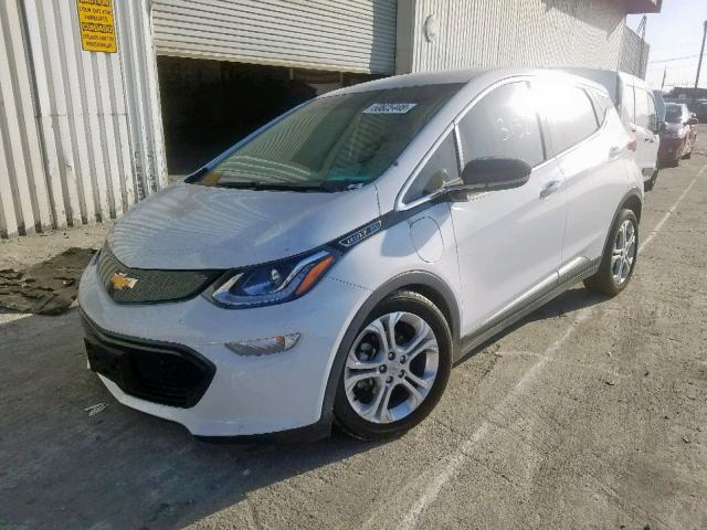 1G1FW6S02H4186386 - 2017 CHEVROLET BOLT EV LT WHITE photo 2