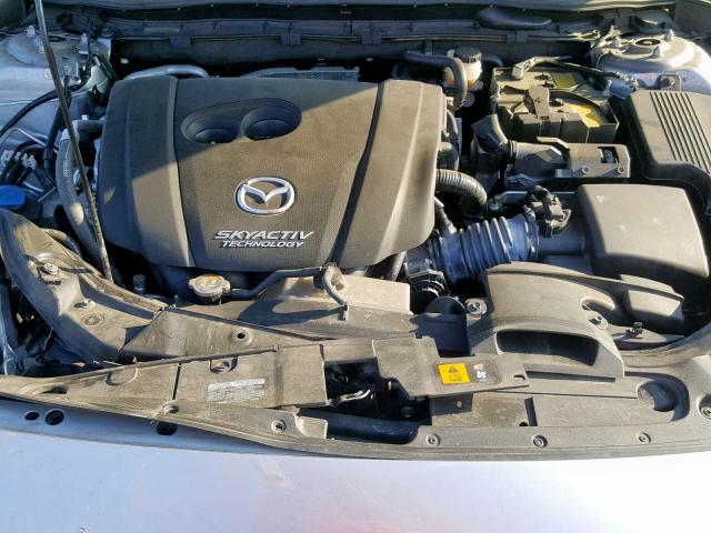 JM1GJ1U53G1406432 - 2016 MAZDA 6 SPORT SILVER photo 7