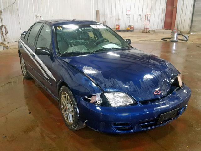 1G1JC524027457936 - 2002 CHEVROLET CAVALIER B BLUE photo 1