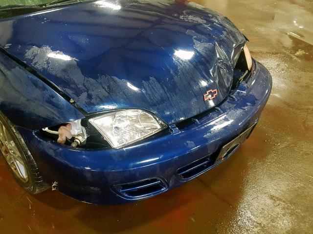 1G1JC524027457936 - 2002 CHEVROLET CAVALIER B BLUE photo 9