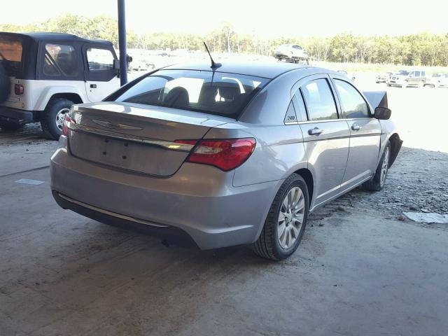 1C3CCBAB3DN579384 - 2013 CHRYSLER 200 LX SILVER photo 4