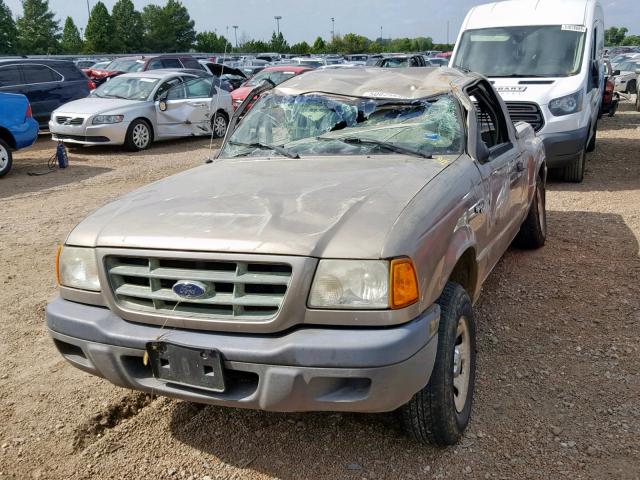 1FTYR14763PB16853 - 2003 FORD RANGER SUP TAN photo 10