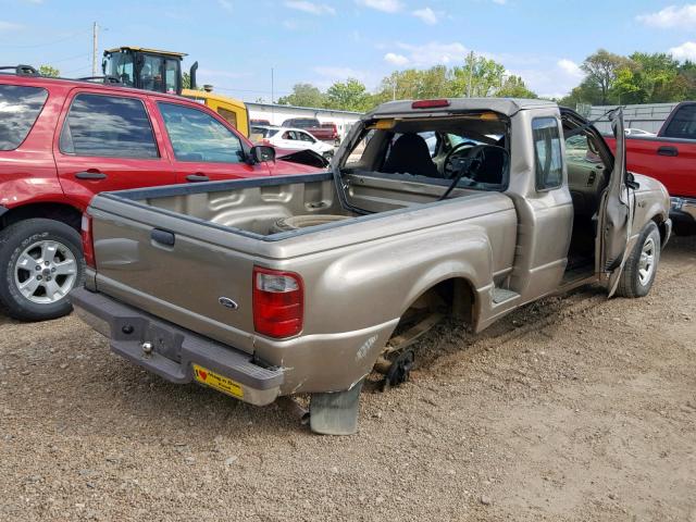 1FTYR14763PB16853 - 2003 FORD RANGER SUP TAN photo 4