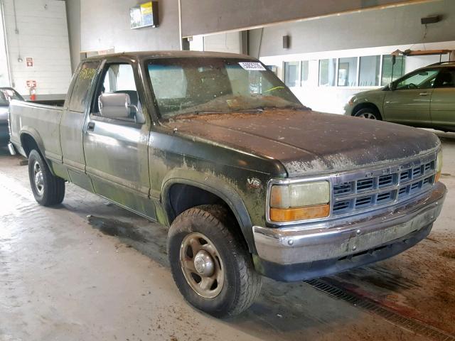 1B7GG23Y6TS527248 - 1996 DODGE DAKOTA GREEN photo 1